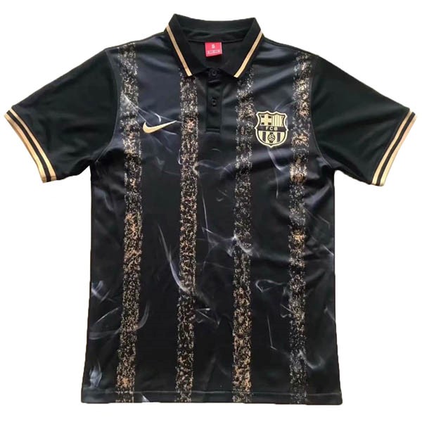 Polo Barcelona 2019 2020 Negro Amarillo